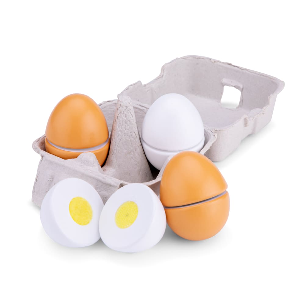 New Classic Toys Holzeier zu schneiden BEIGE HOLZ Kinder
