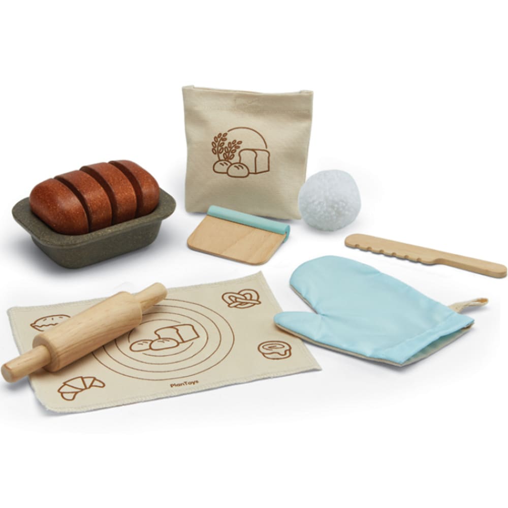 PLAN TOYS Meine Brotwerkstatt BRAUN HOLZ Kinder