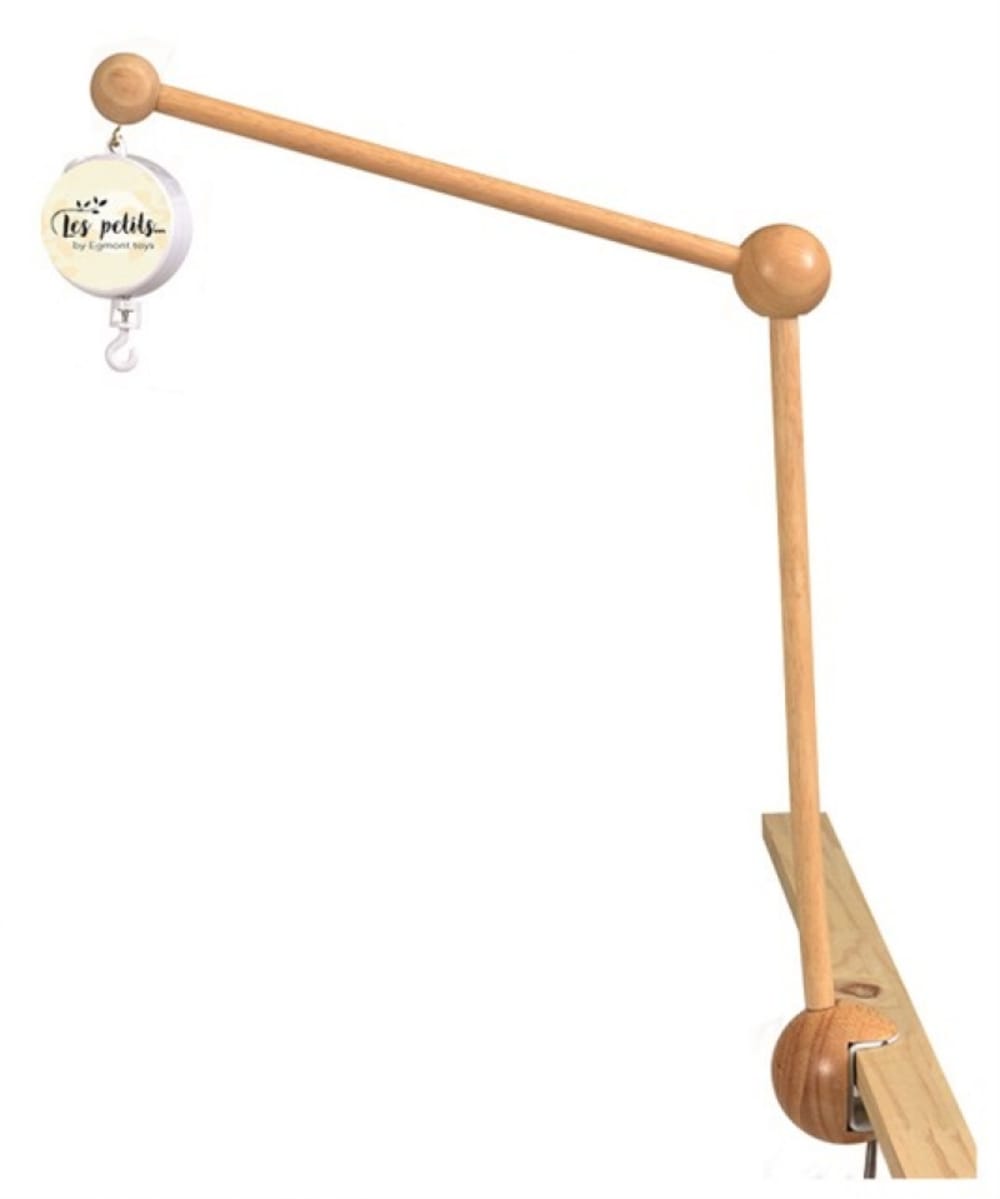 Soporte musical de madera para colgar un móvil o juguetes