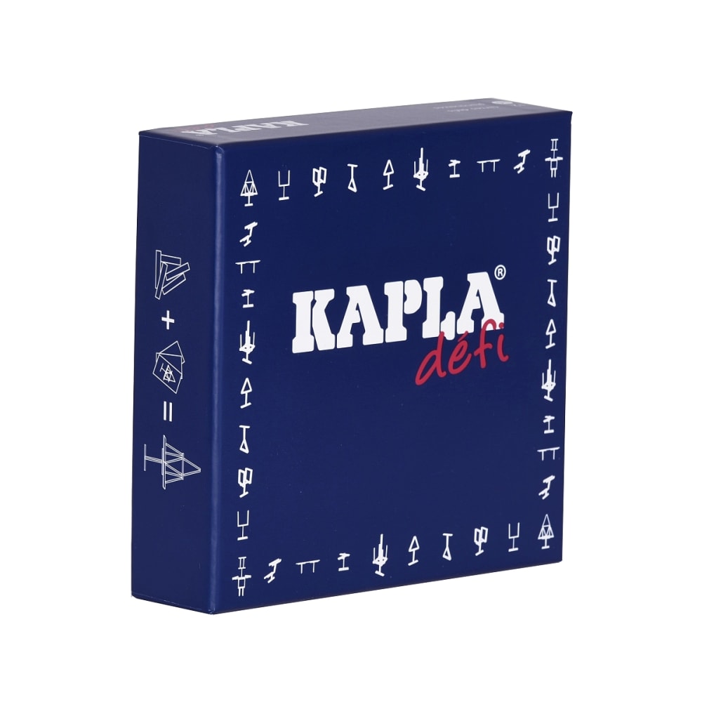 Kapla Coffret jeu defis 16 planchettes et 12 cartes (Kapla) - Couverture
