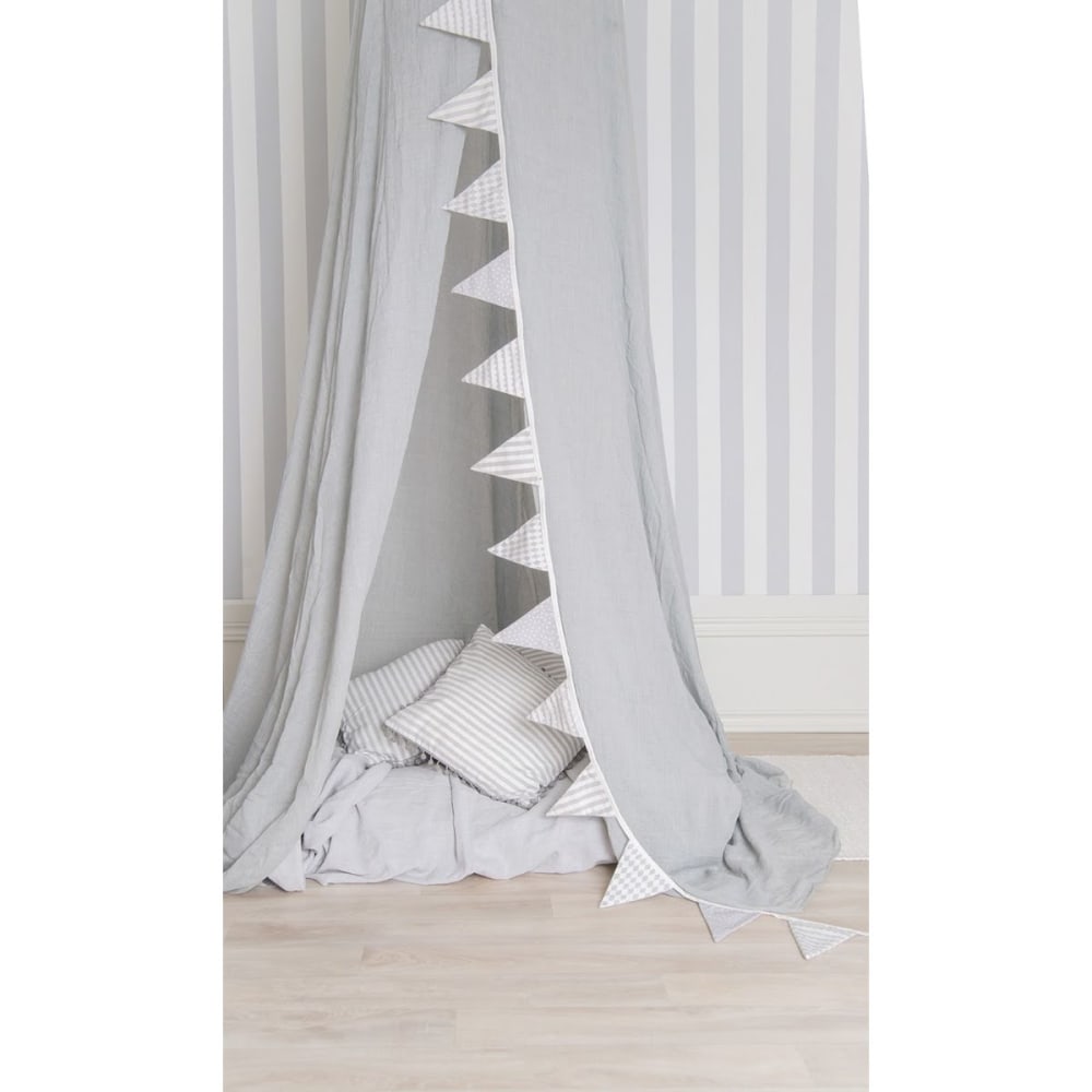 Ciel de lit Gris 230 x 55 x 55 cm - Maisons du Monde