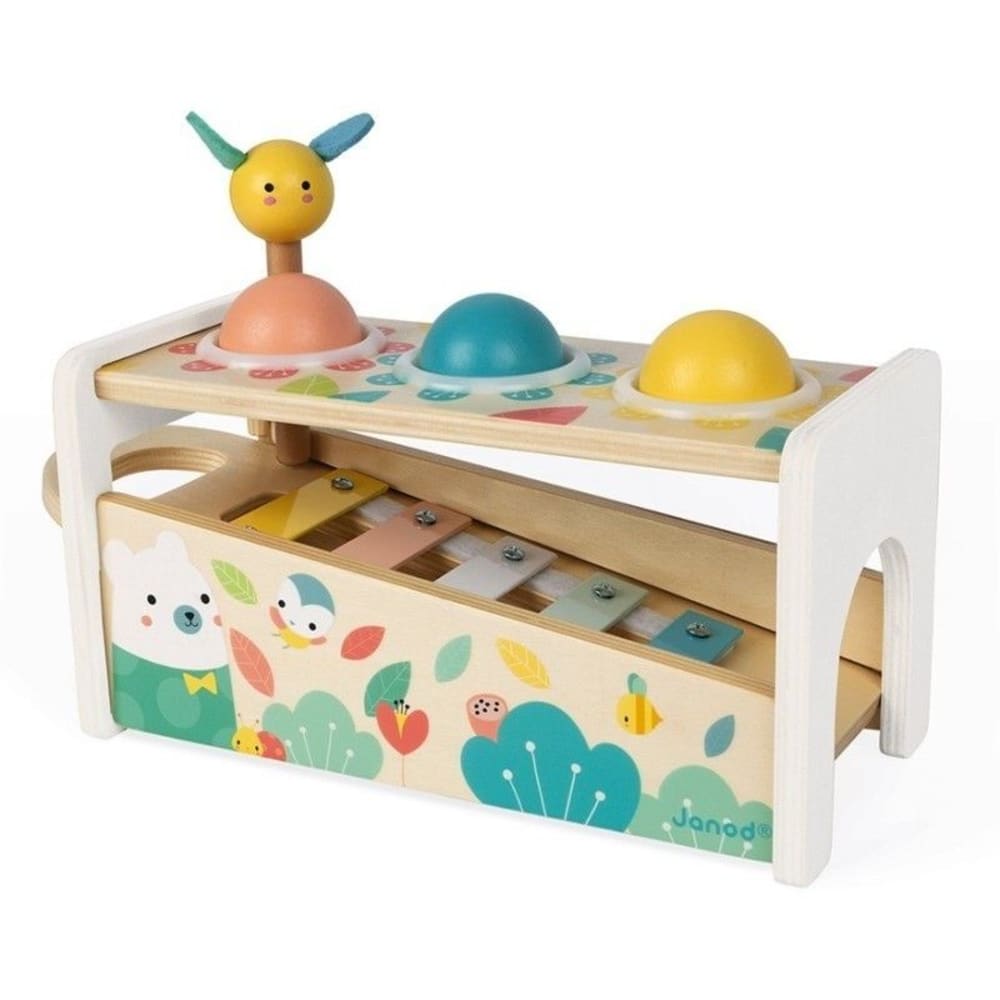 Janod Schlagspiel mit Xylophon style modern MEHRFARBIG HOLZ Baby