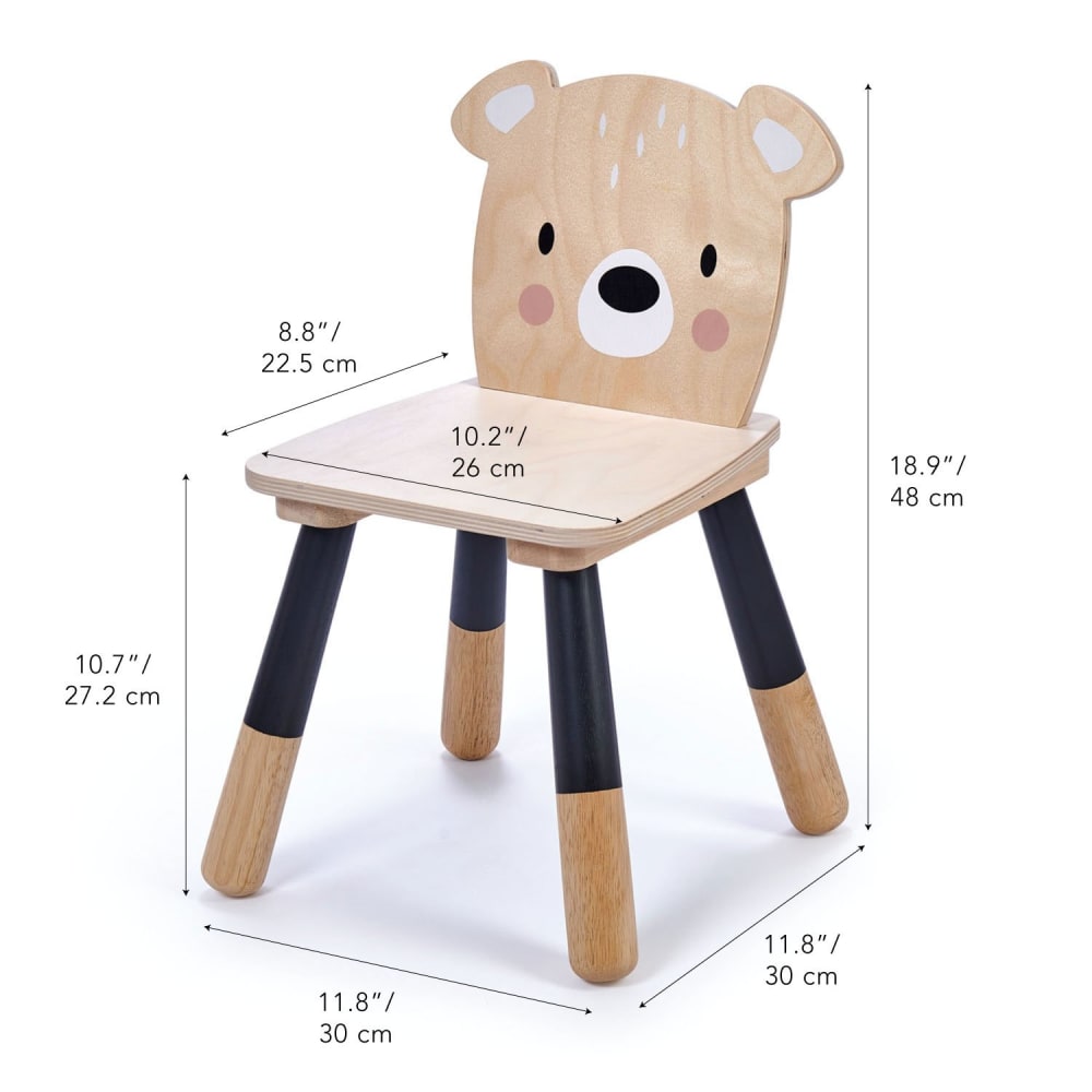 Chaise forêt Beige 30 x 30 x 48 cm (Tender Leaf Toys) - Image 3