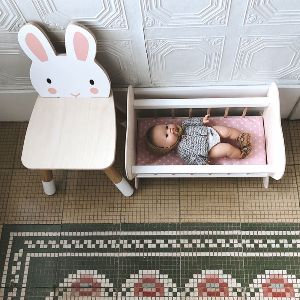 Silla infantil de madera conejo de 30 x 30 x 47,5 cm - Maisons du Monde