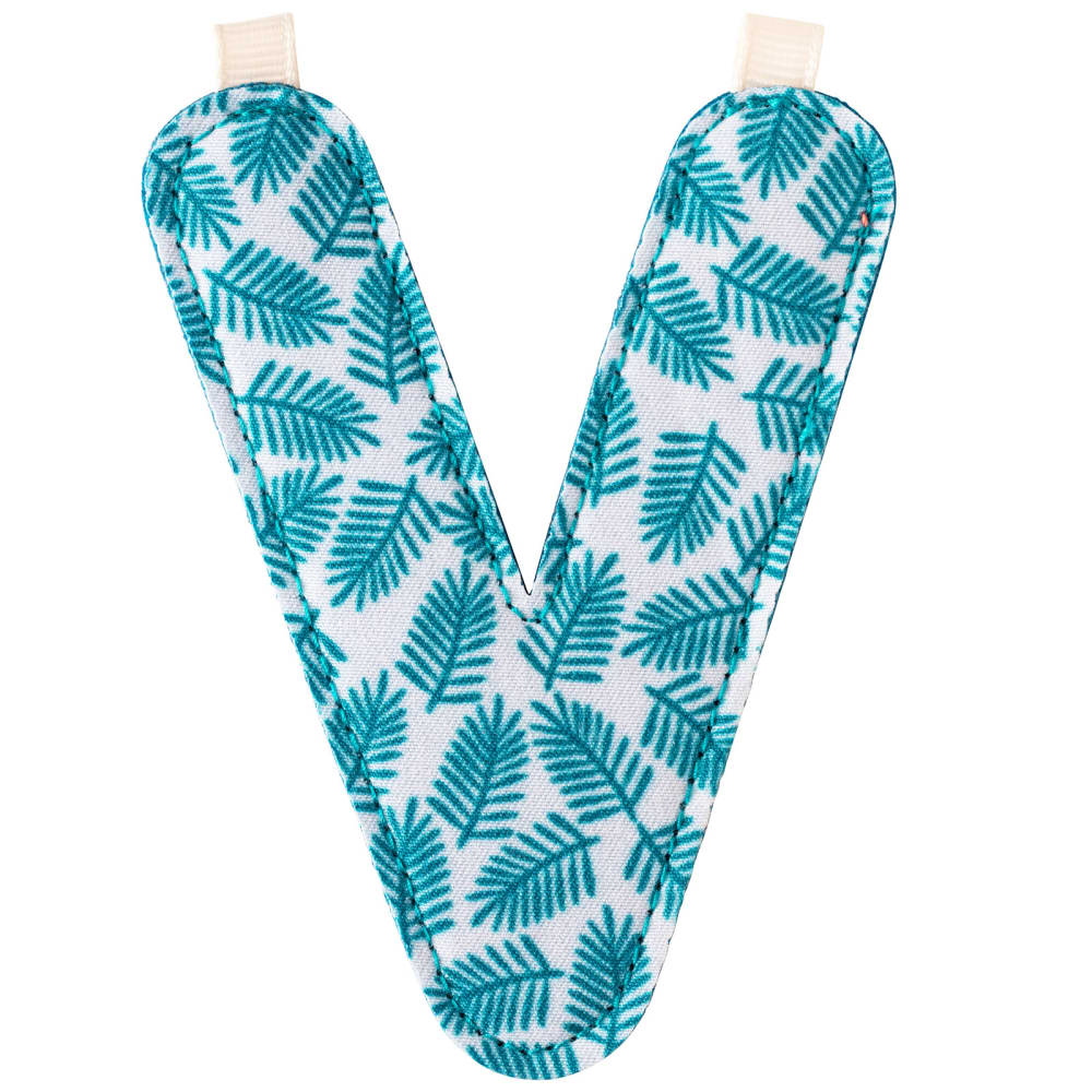 Lilliputiens Buchstabe V BLAU PES - POLYESTER Kinder