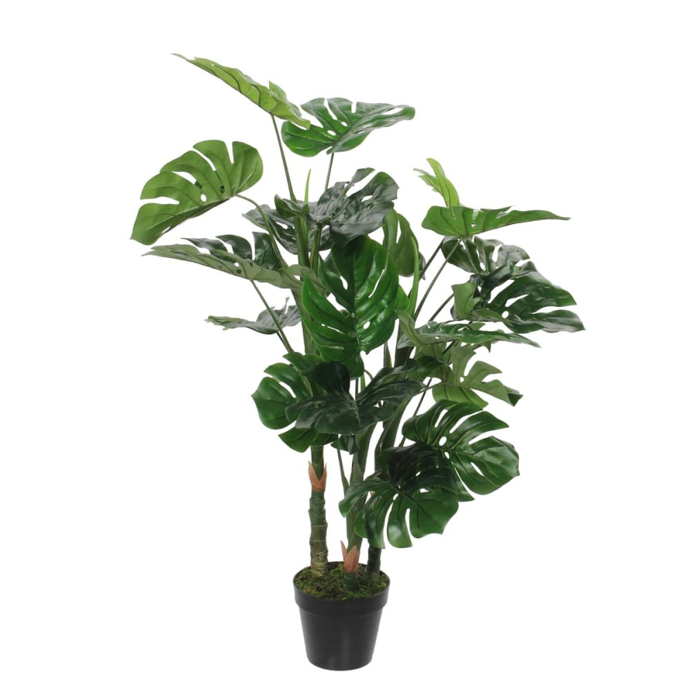 Planta artificial monstera verde h100xb75xl75cm