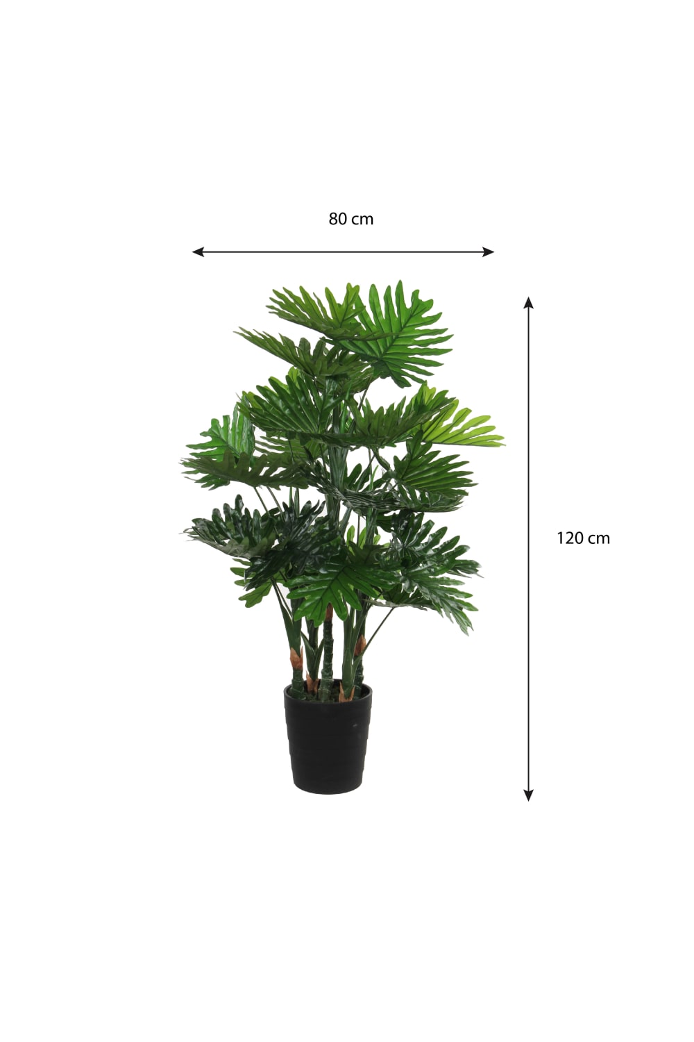 Plante artificielle Vert Polyester H120xl80xL80cm