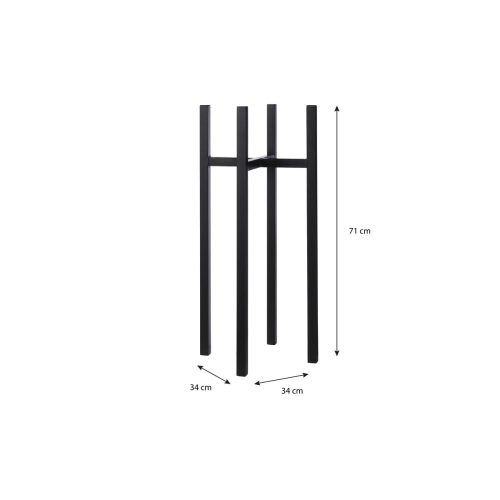 Soporte para plantas ascot negro h71xb34xl34cm - Maisons du Monde