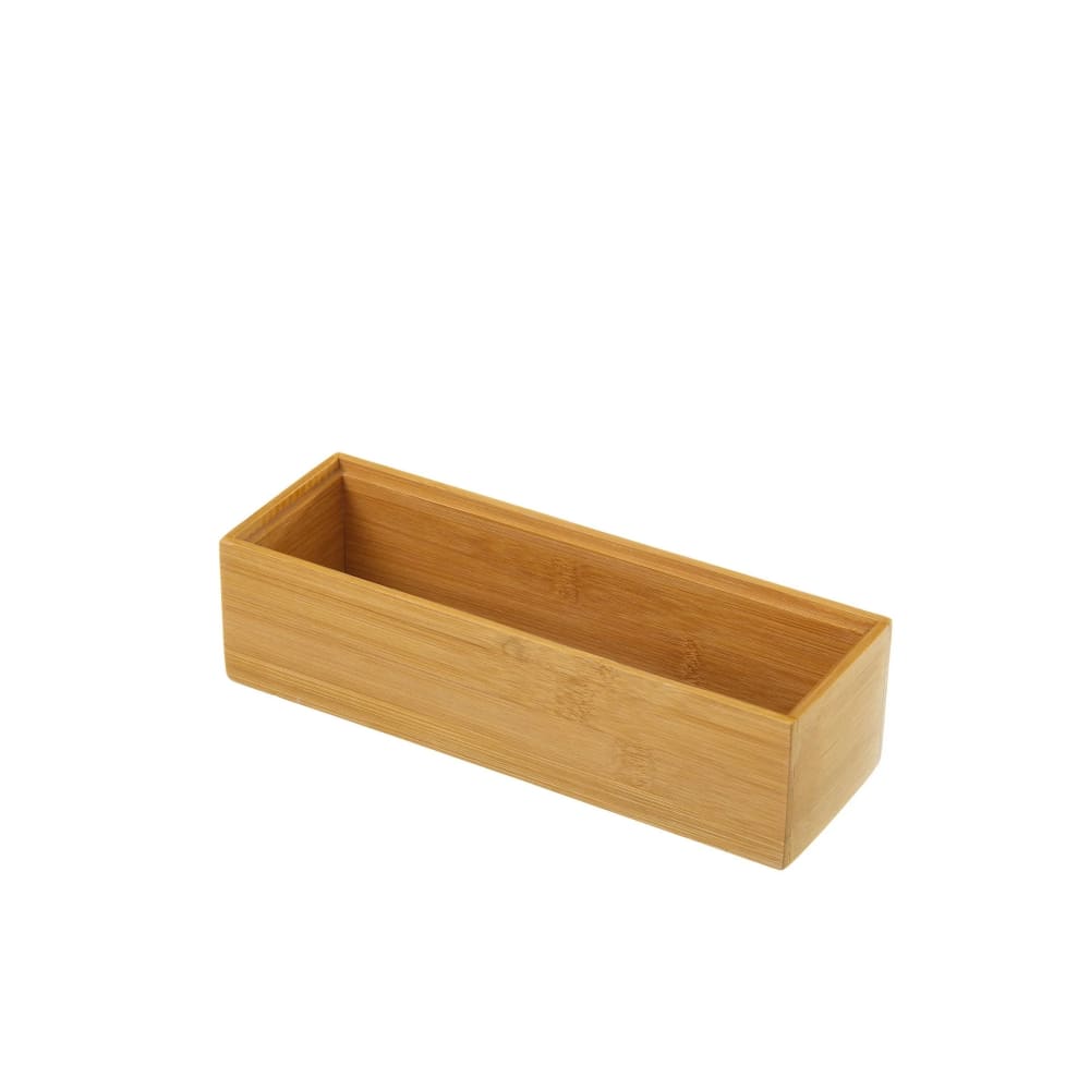 Rangement organisateur salle de bain bambou 23x7,8x6,5cm