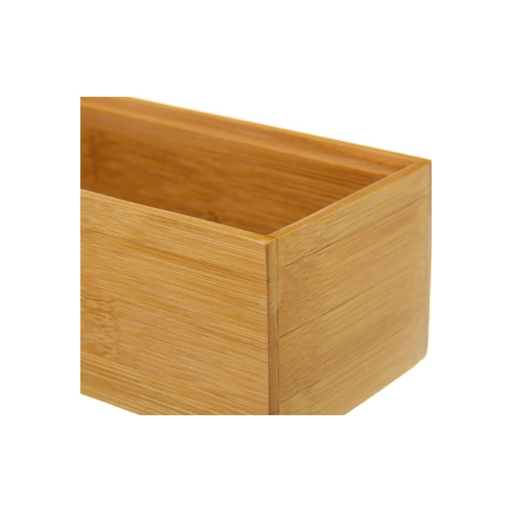 Rangement organisateur salle de bain bambou 23x7,8x6,5cm — vue 4