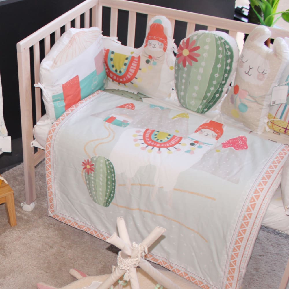 Petit Alo Edredón cuna bebé algodón