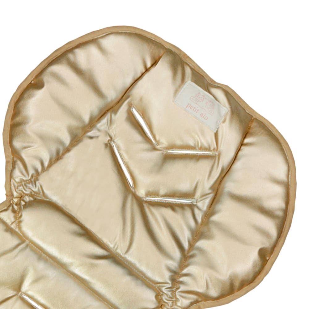 Funda multifuncional silla o trona polipiel dorada - Maisons du Monde