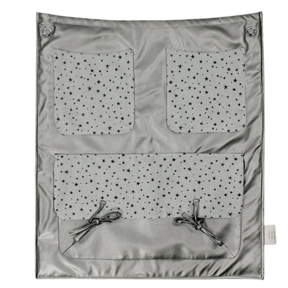 Organizador de cuna pañales bebé polipiel silver 55x50 cm - Maisons du Monde