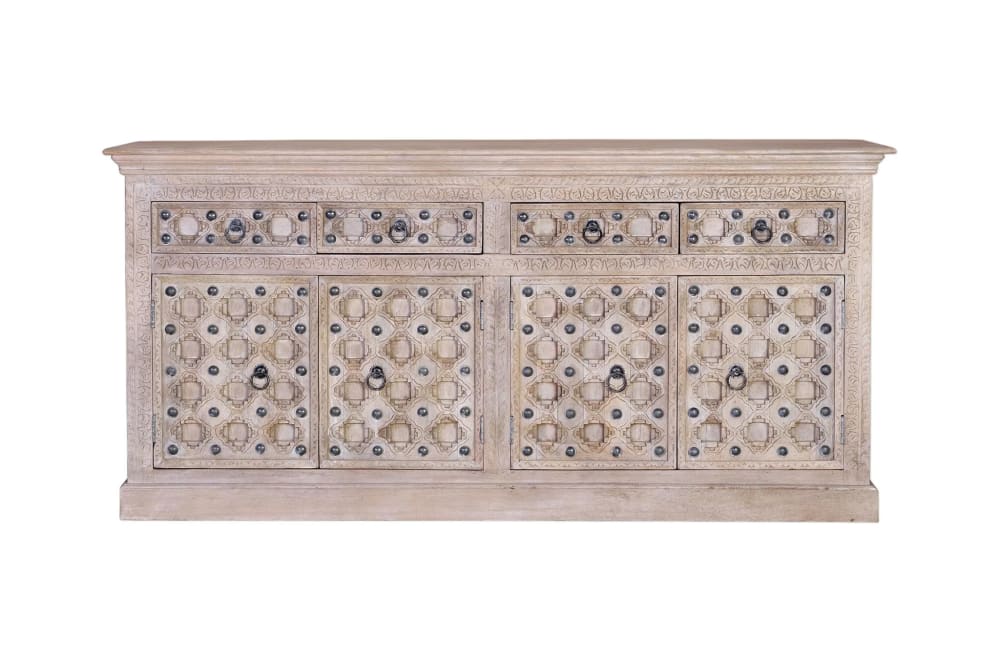 GINER Y COLOMER Sideboard aus Mangoholz style exotic Mehrfarbig