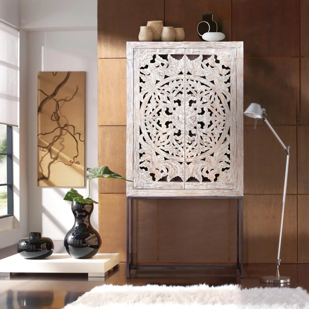 Küchenhochschrank aus Mangoholz - Maisons Du Monde