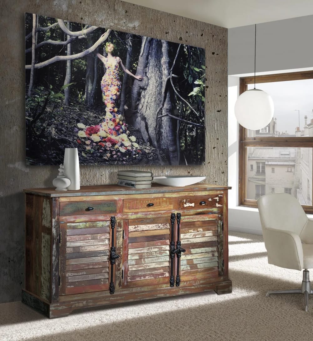 Aparador madera reciclada multicolor - Maisons du Monde