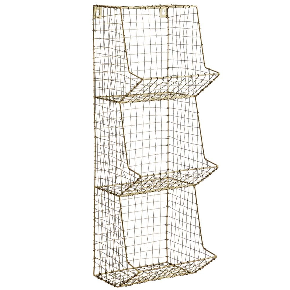 Etagere grillage en fer 19x18x60cm Etagere grillage en fer 19x18x60cm