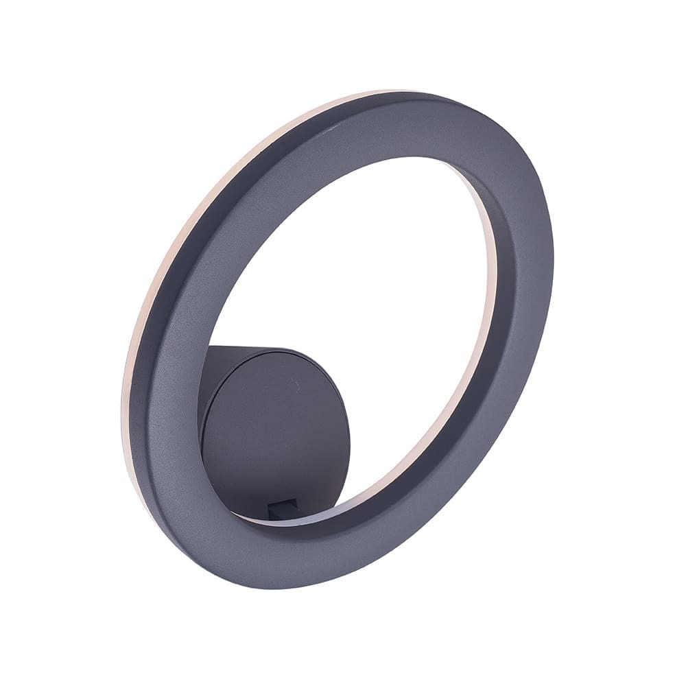 Applique d'extérieur LED orientable en aluminium anthracite 8W