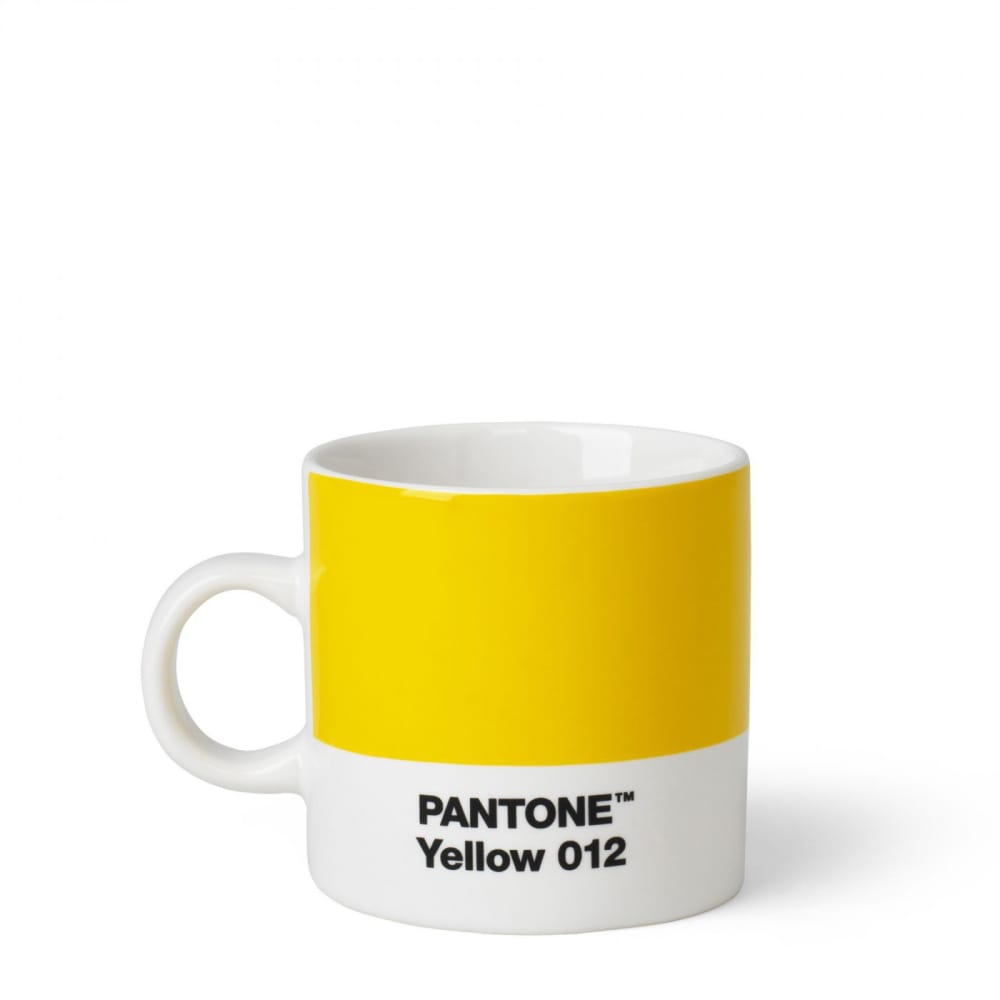 Tasse à expresso Pantone jaune Tasse à expresso Pantone jaune