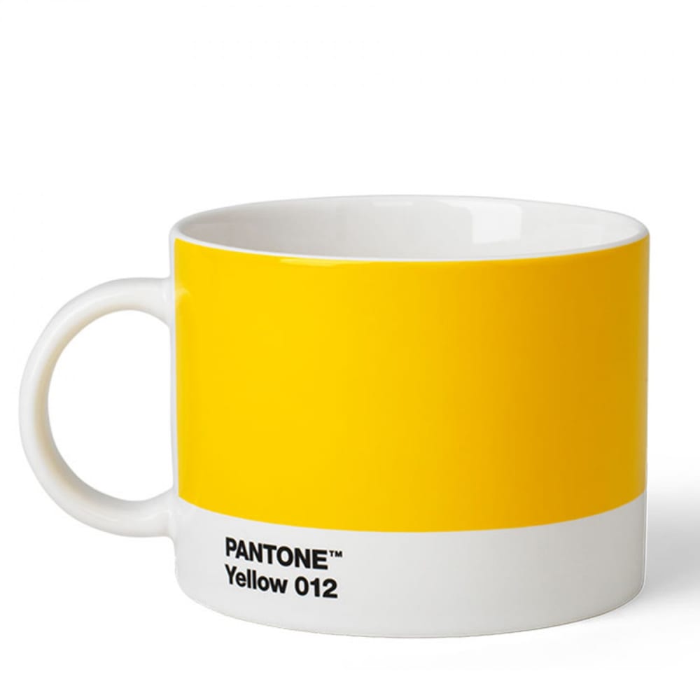 Tasse à thé Pantone jaune