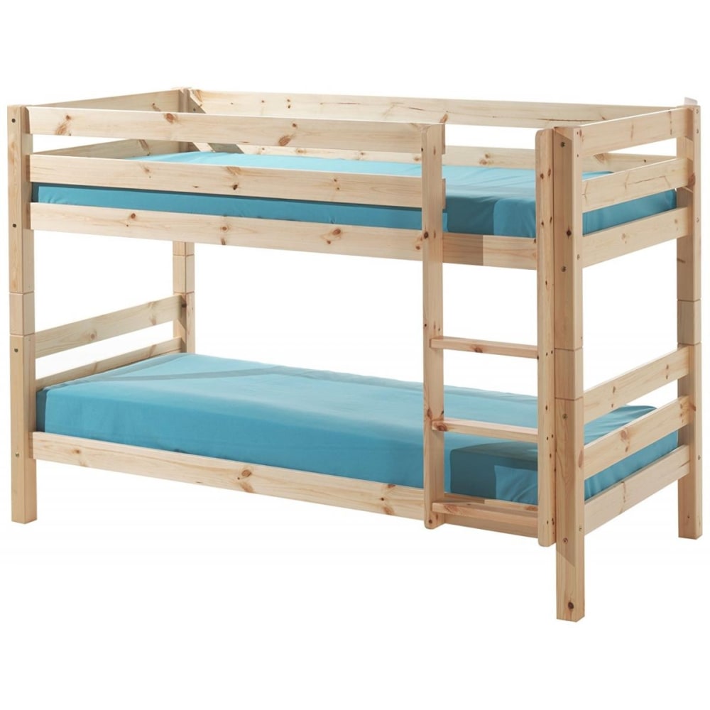 Vipack PINO Lits superposés pin massif Naturel 209x105x140cm