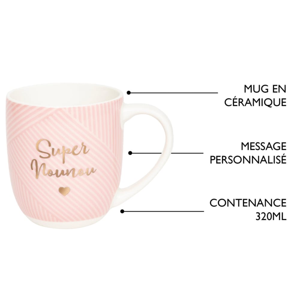Mug Cadeau - Super Nounou - Maisons du Monde
