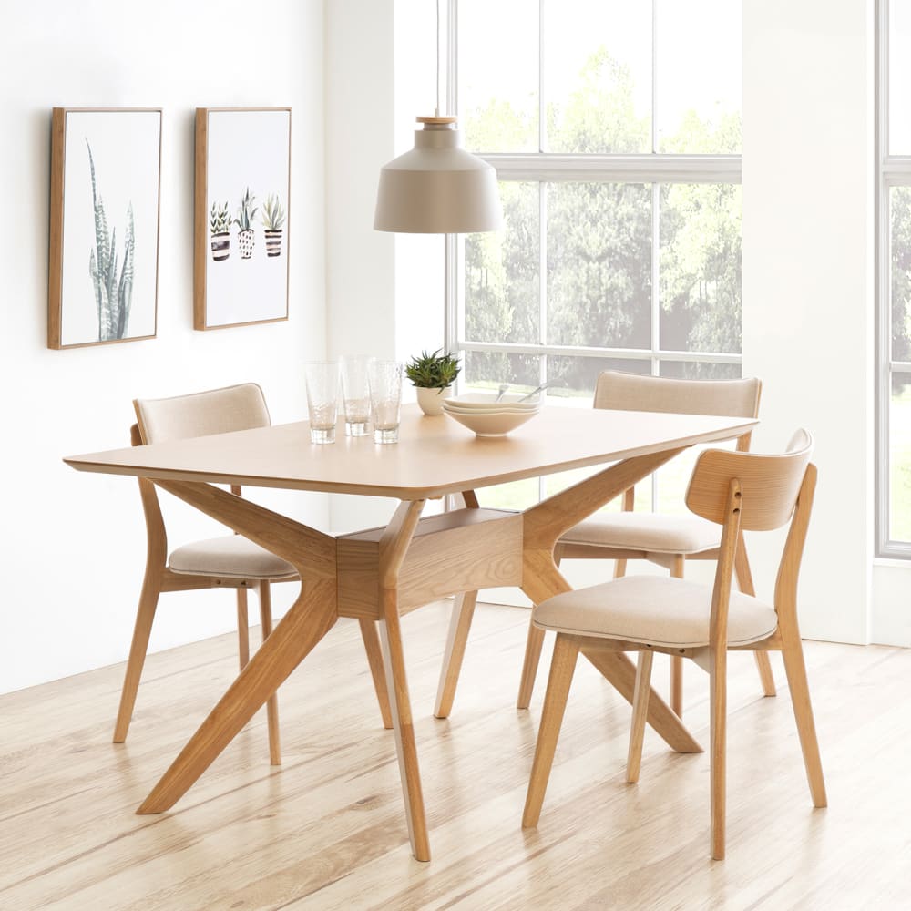 Mesa de comedor 180 en roble. - Maisons du Monde