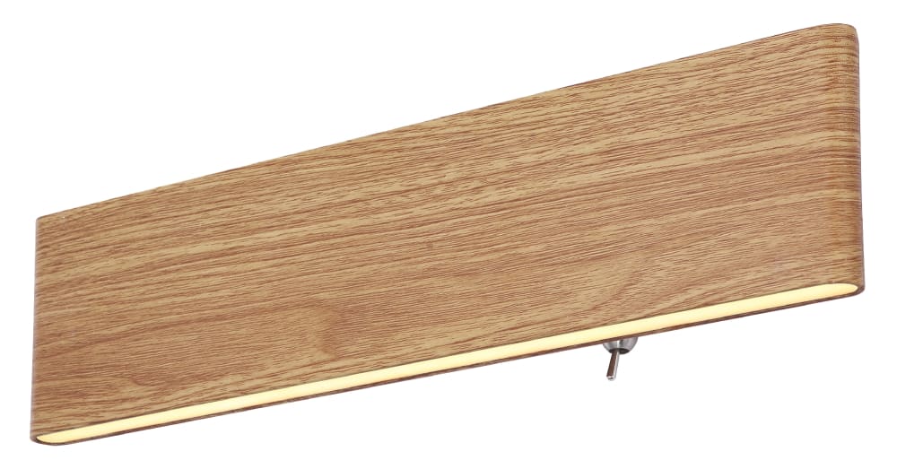 Globo Lighting Applique murale métal décor bois, 8cm style inspirations d'ailleurs Marron
