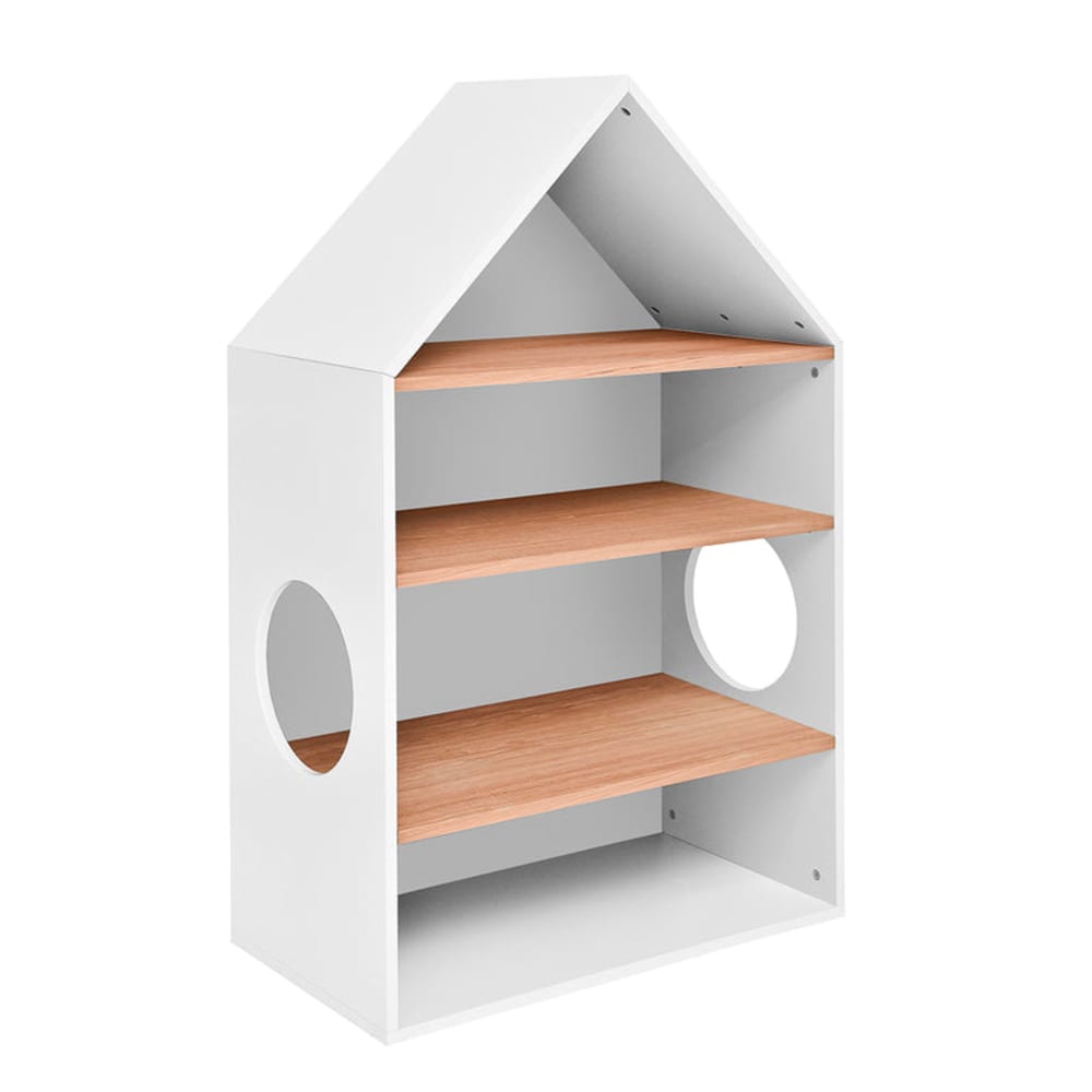 Bibliothèque et tête de lit maison panneaux mdf et stratifiés blanc Bibliothèque et tête de lit maison panneaux mdf et stratifiés blanc