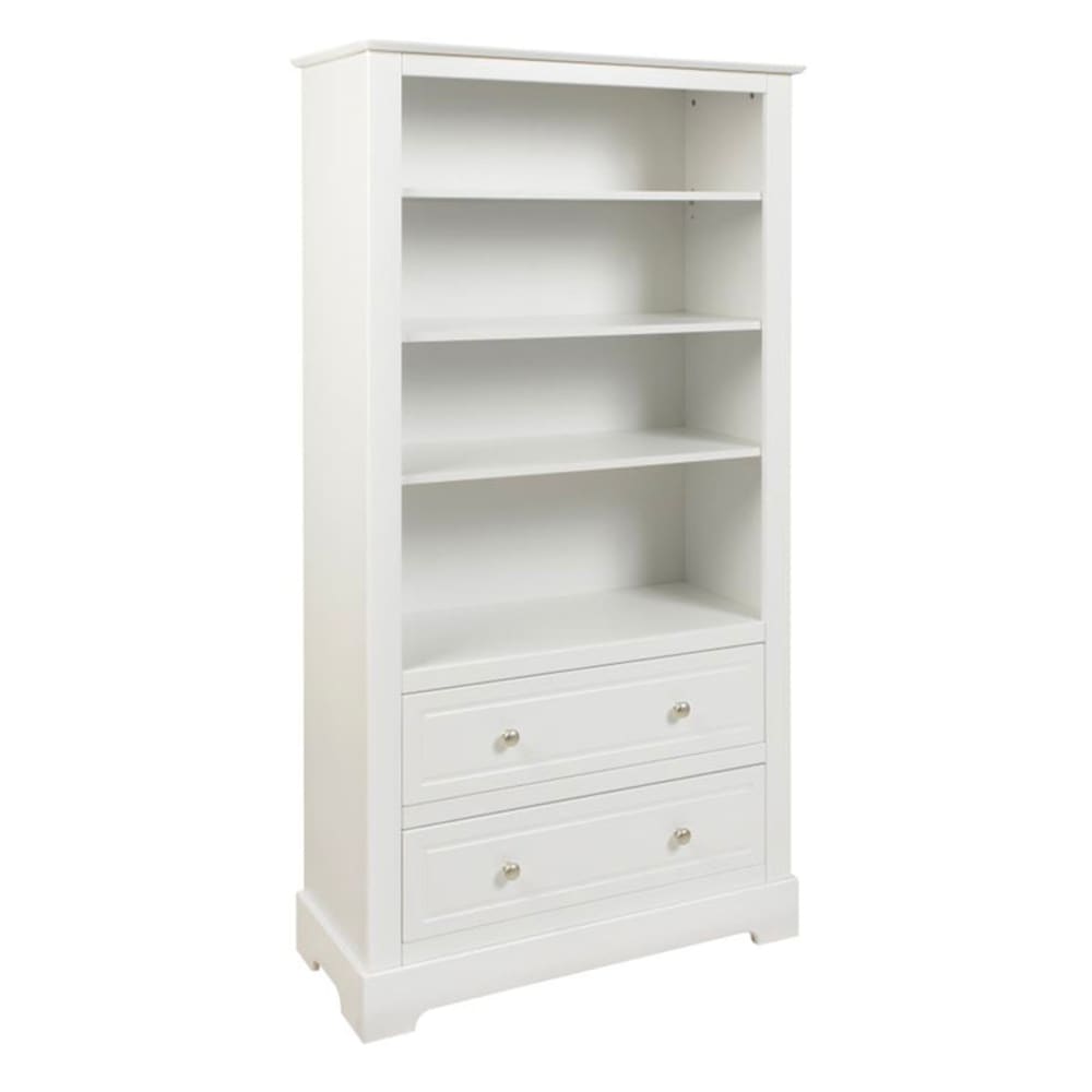 Bibliothèque marylou panneaux mdf et stratifiés blanc Bibliothèque marylou panneaux mdf et stratifiés blanc