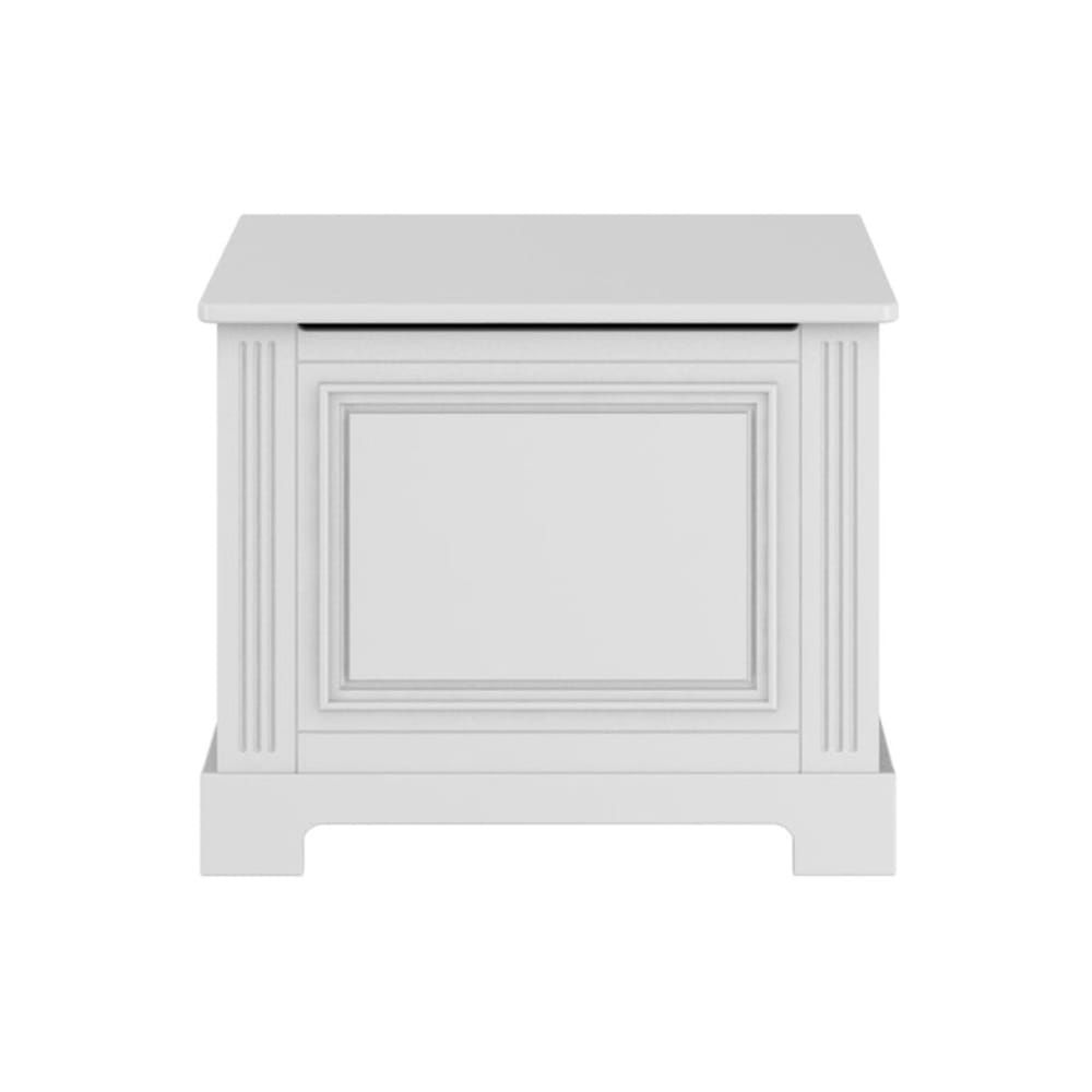 Coffre à jouets ines panneaux mdf et stratifiés blanc Coffre à jouets ines panneaux mdf et stratifiés blanc