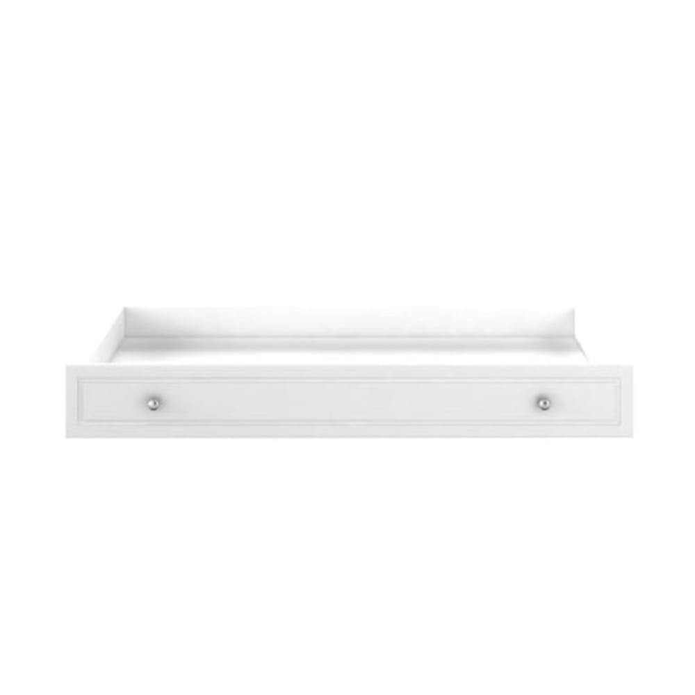 Tiroir de lit 70x140 marylou panneaux mdf et stratifiés blanc Tiroir de lit 70x140 marylou panneaux mdf et stratifiés blanc