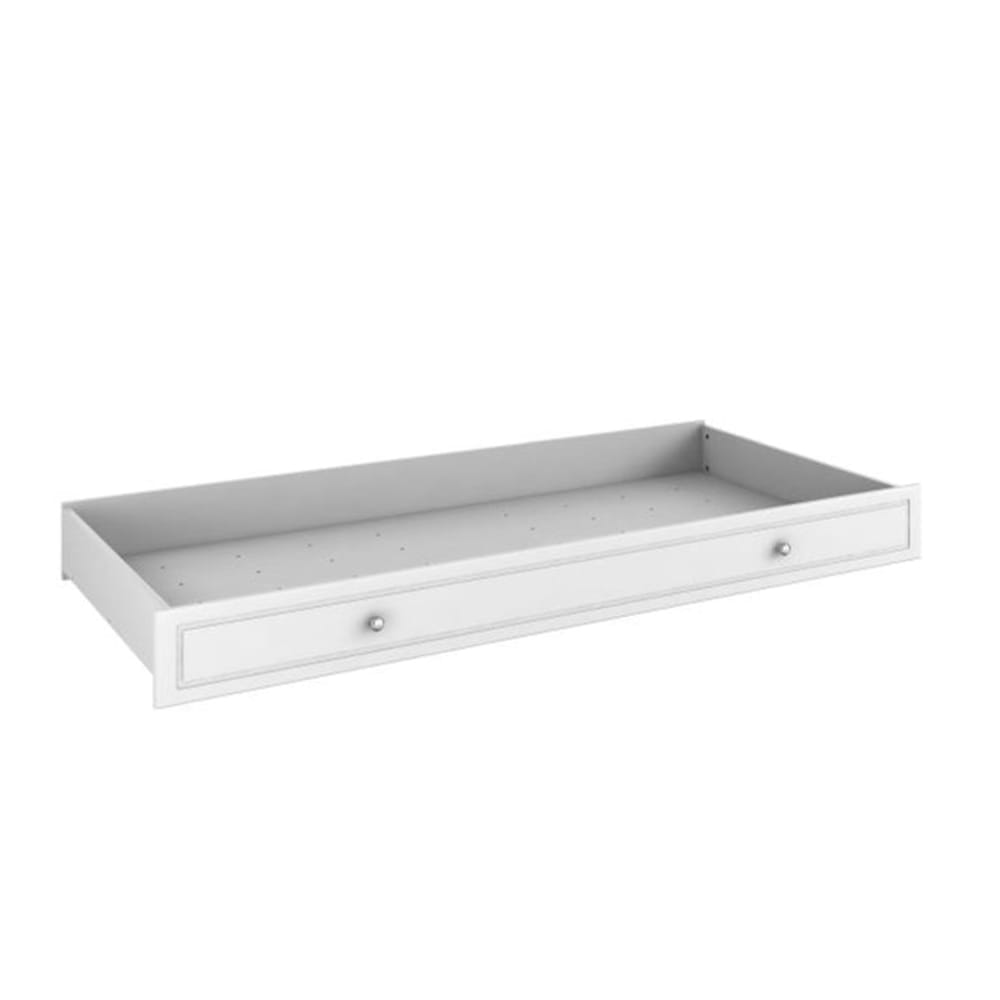 Tiroir de lit 90x200 marylou panneaux mdf et stratifiés blanc Tiroir de lit 90x200 marylou panneaux mdf et stratifiés blanc