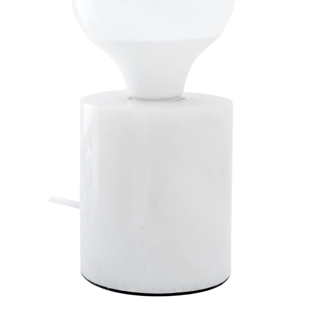 Lampe de table en marbre blanc — vue 3