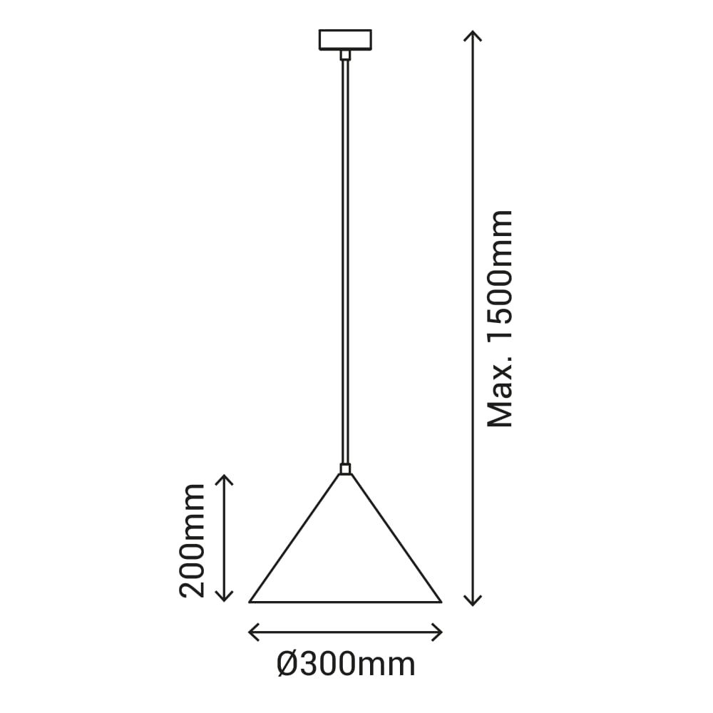 Suspension en plâtre vert — vue 4