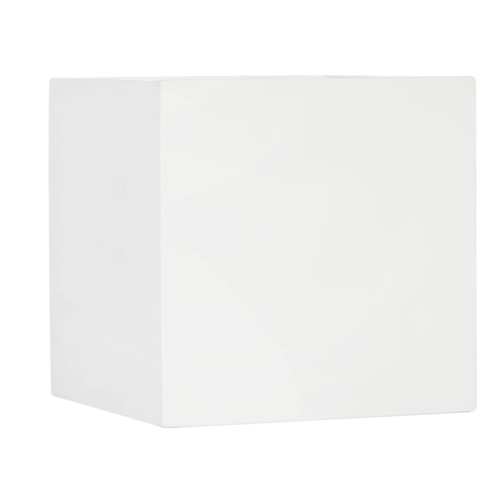 Aplique de pared bidireccional 25w en yeso color blanco g9