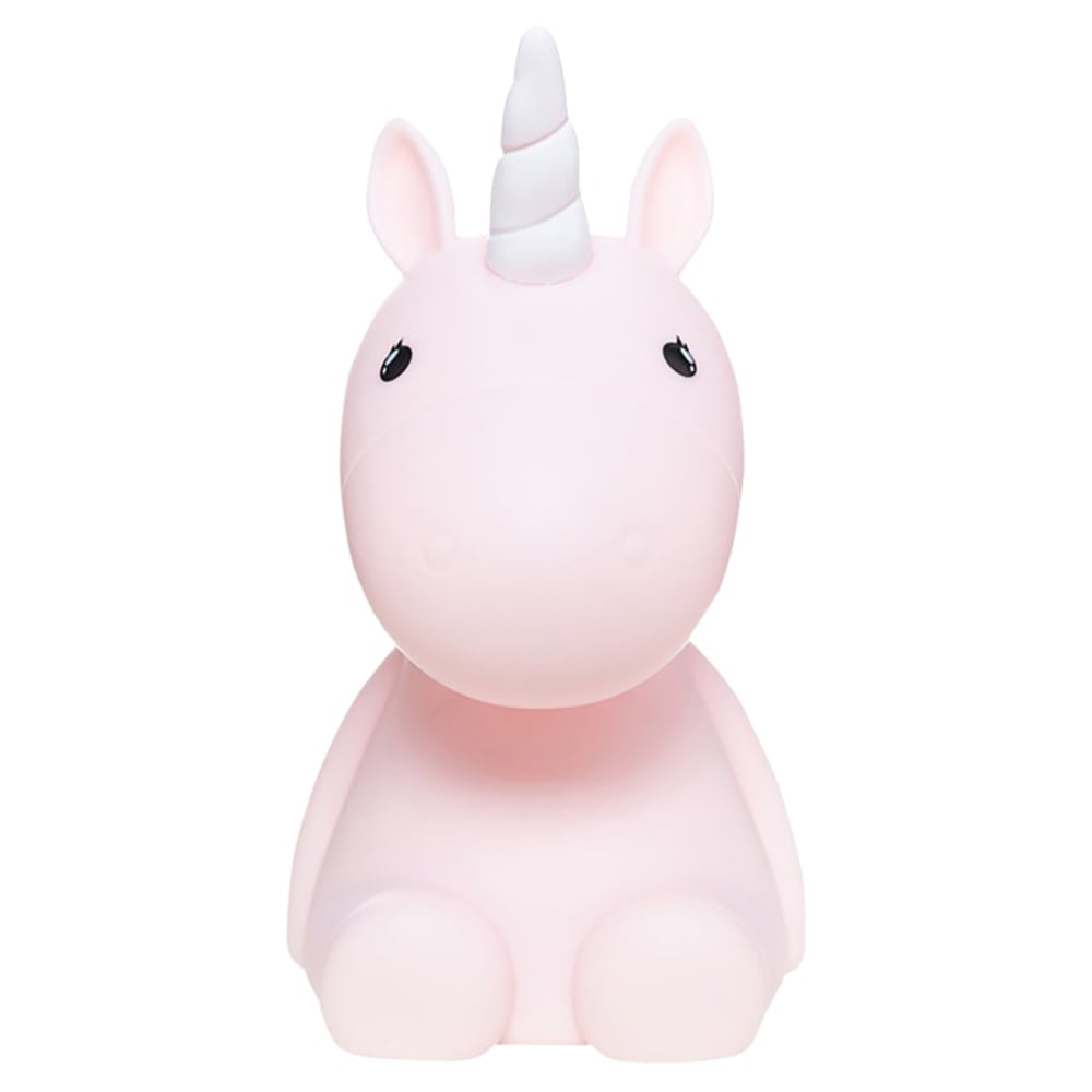 Veilleuse licorne LED rose H17cm - Maisons du Monde