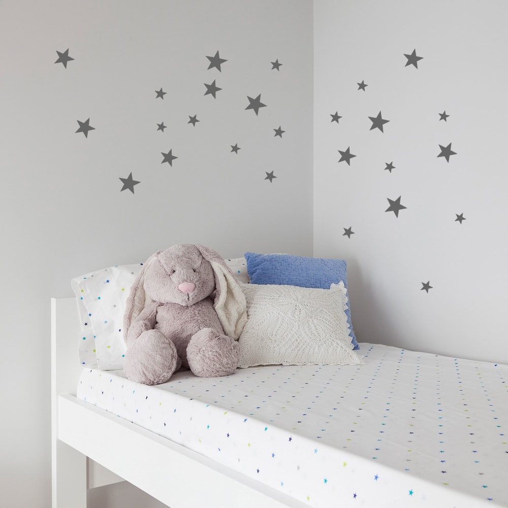 Stelle mix in vinile decorativo grigio scuro 19x29 cm -