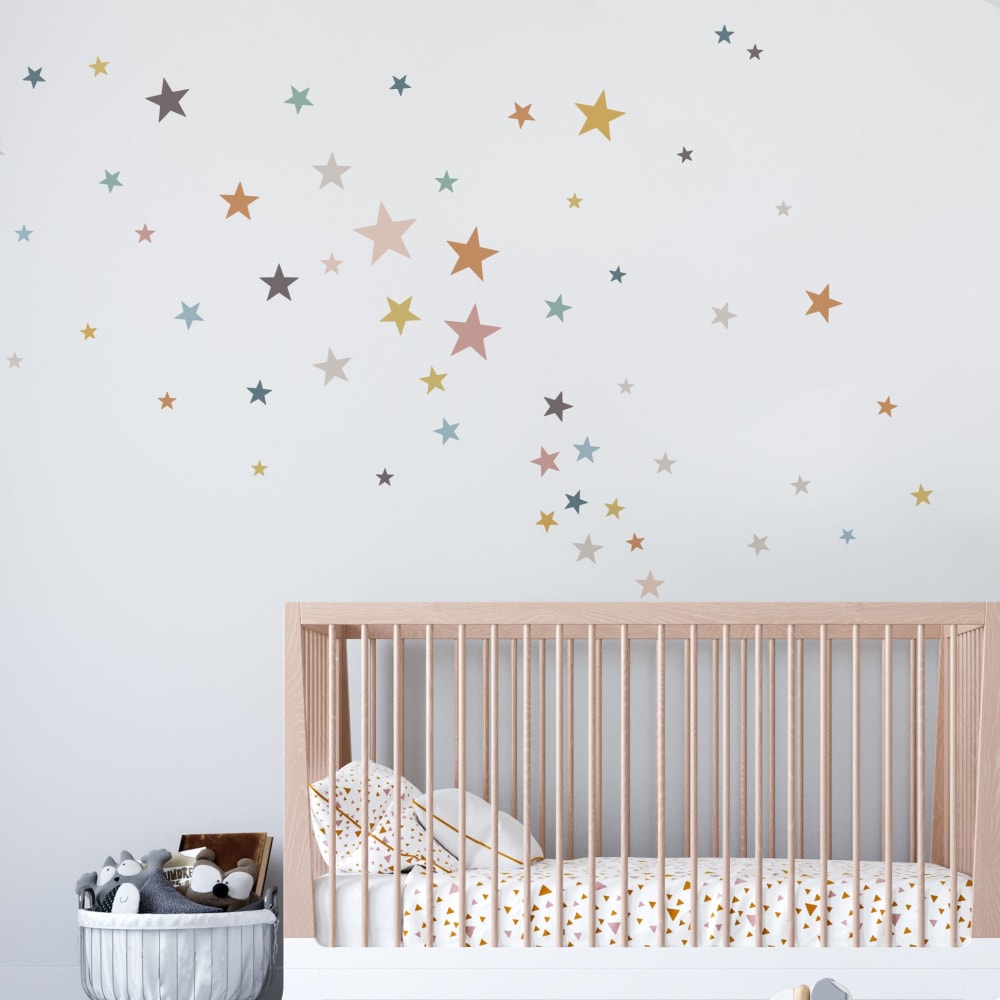 Stickers étoiles en Vinyle mat sunset multicolore - Maisons du Monde