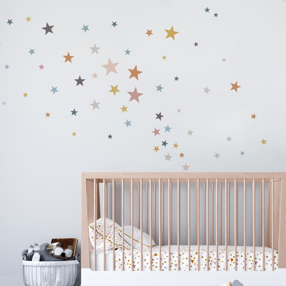 Vinilo decorativo estrellas pastel sunset - Maisons du Monde