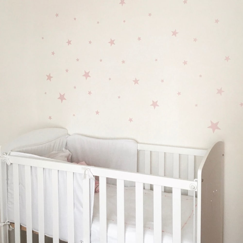 Stelle mix in vinile decorativo rosa pallido 19x29 cm -