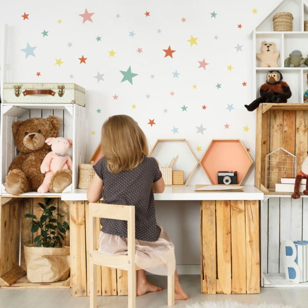 Stickers étoiles en Vinyle mat multicolore - Maisons du Monde