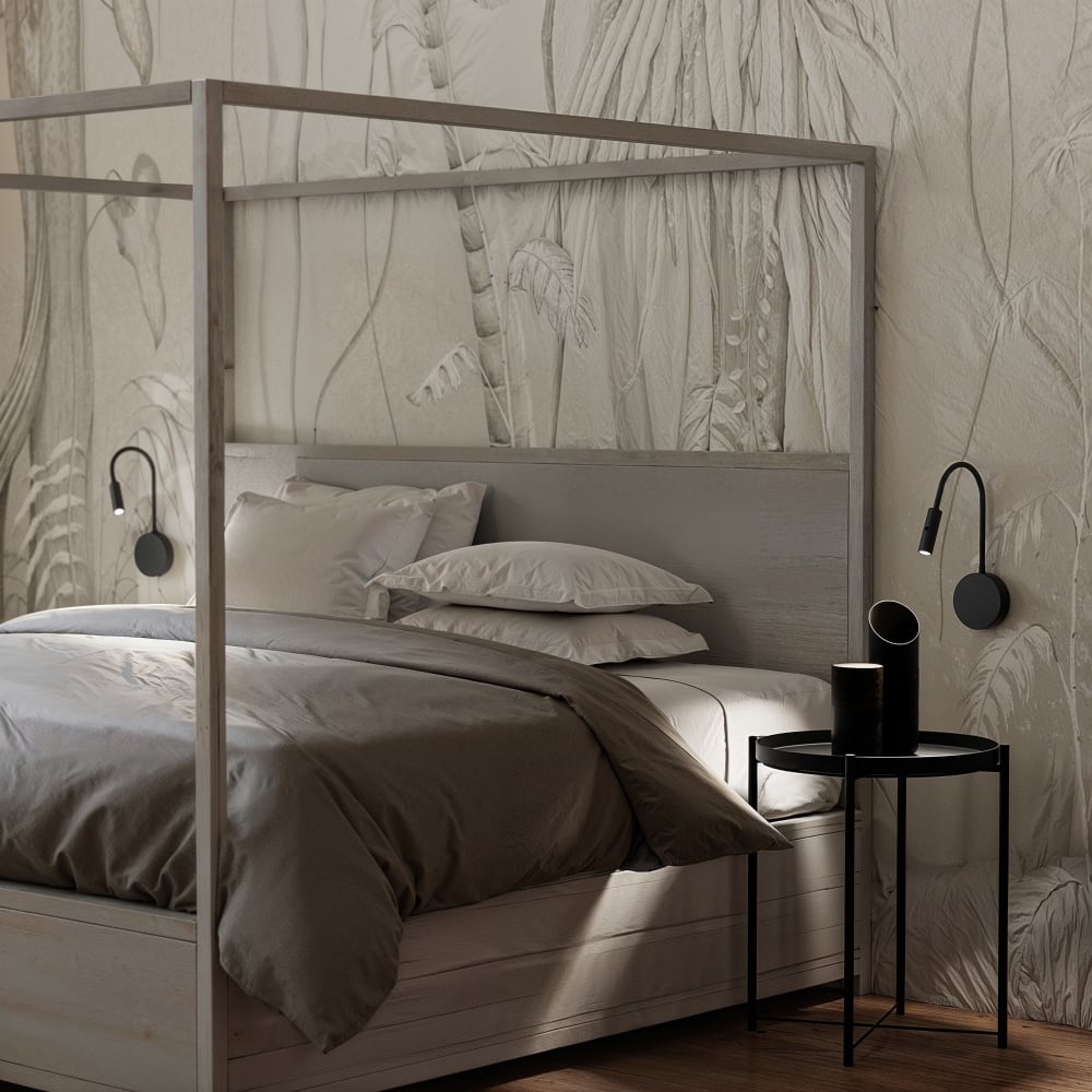 Aplique de pared flexible led color negro - Sulion