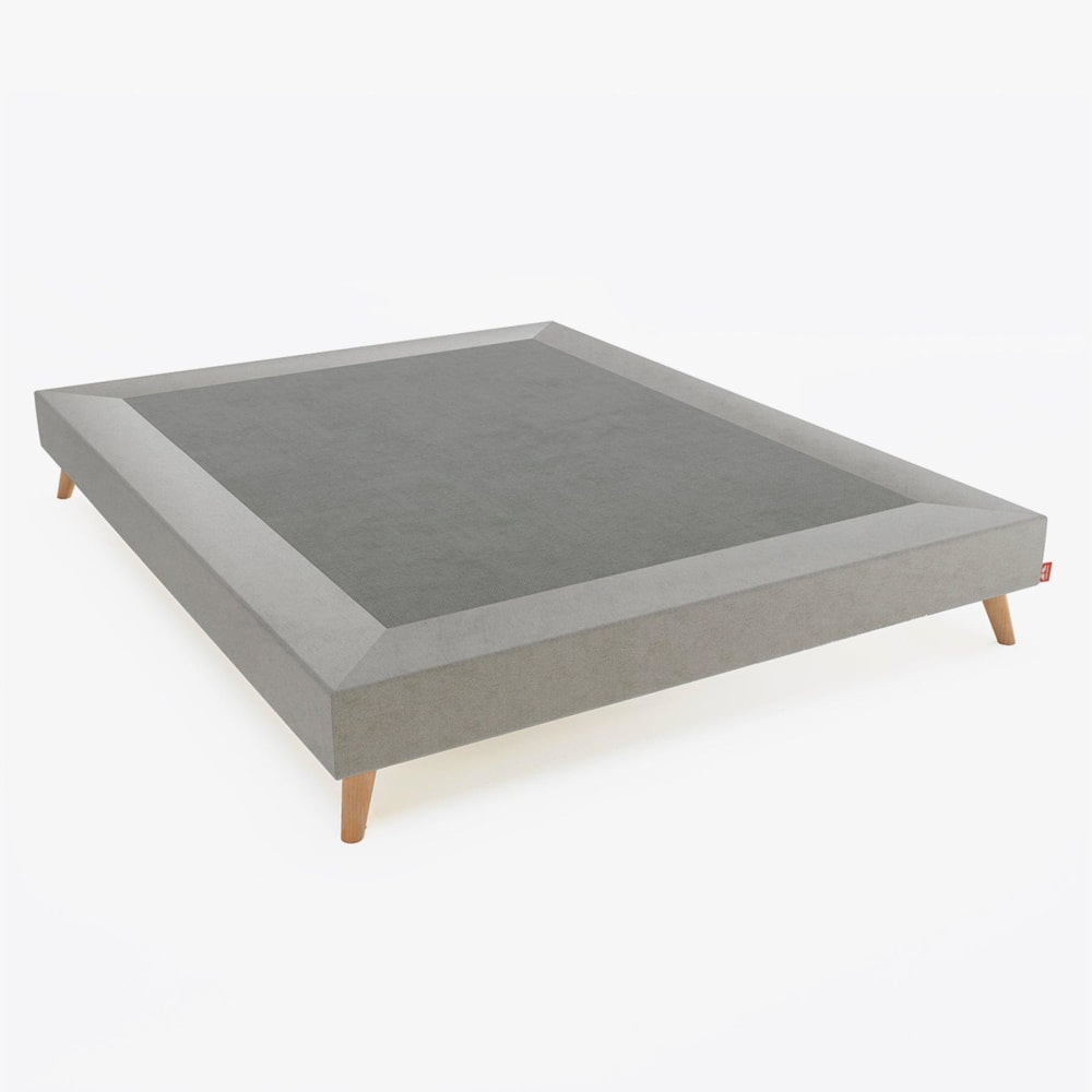 Sommier tapissier en bois de style nordique 150x190