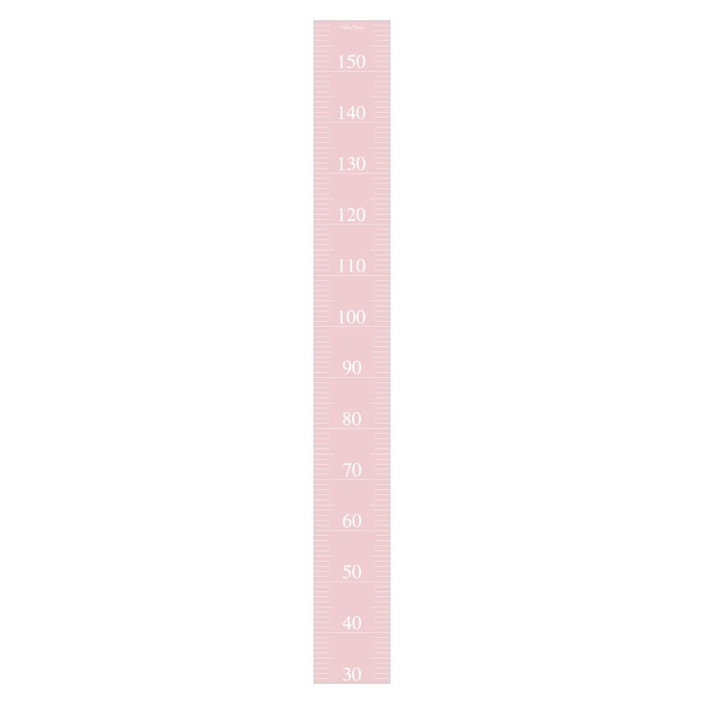 Medidor de estatura cinta métrica rosa
