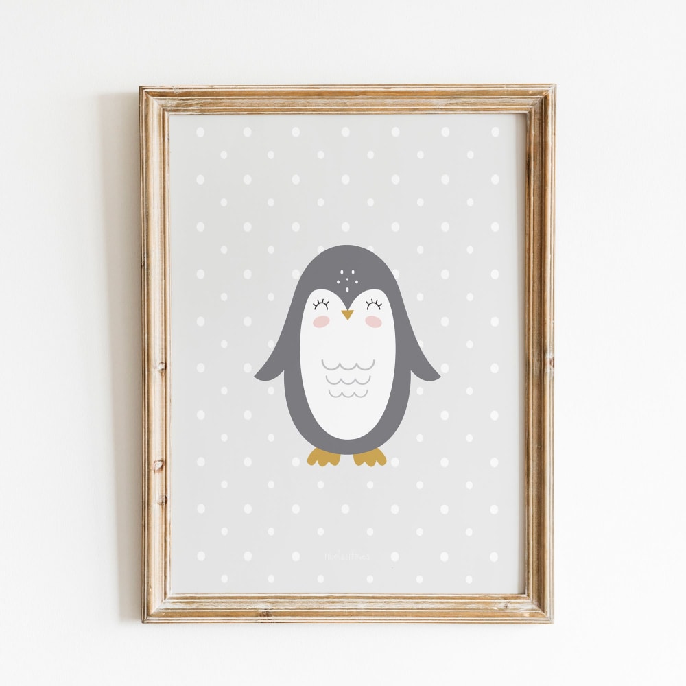 Poster da parete Pinguino 30x40cm - Nicolasito