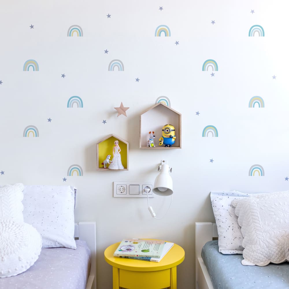 Stickers mureaux en vinyle arc-en-ciel bleu - Maisons du Monde