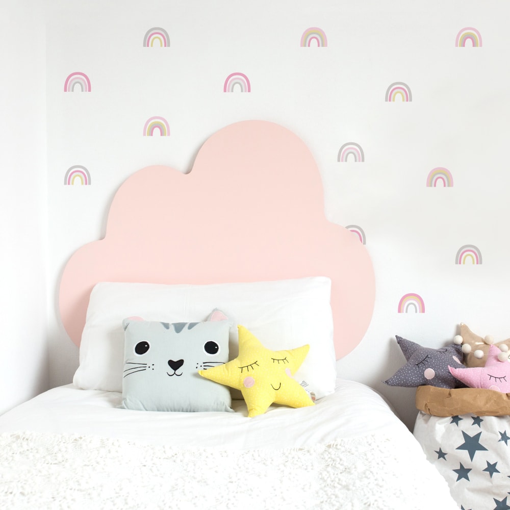 Stickers mureaux en vinyle arc-en-ciel rose - Maisons du Monde