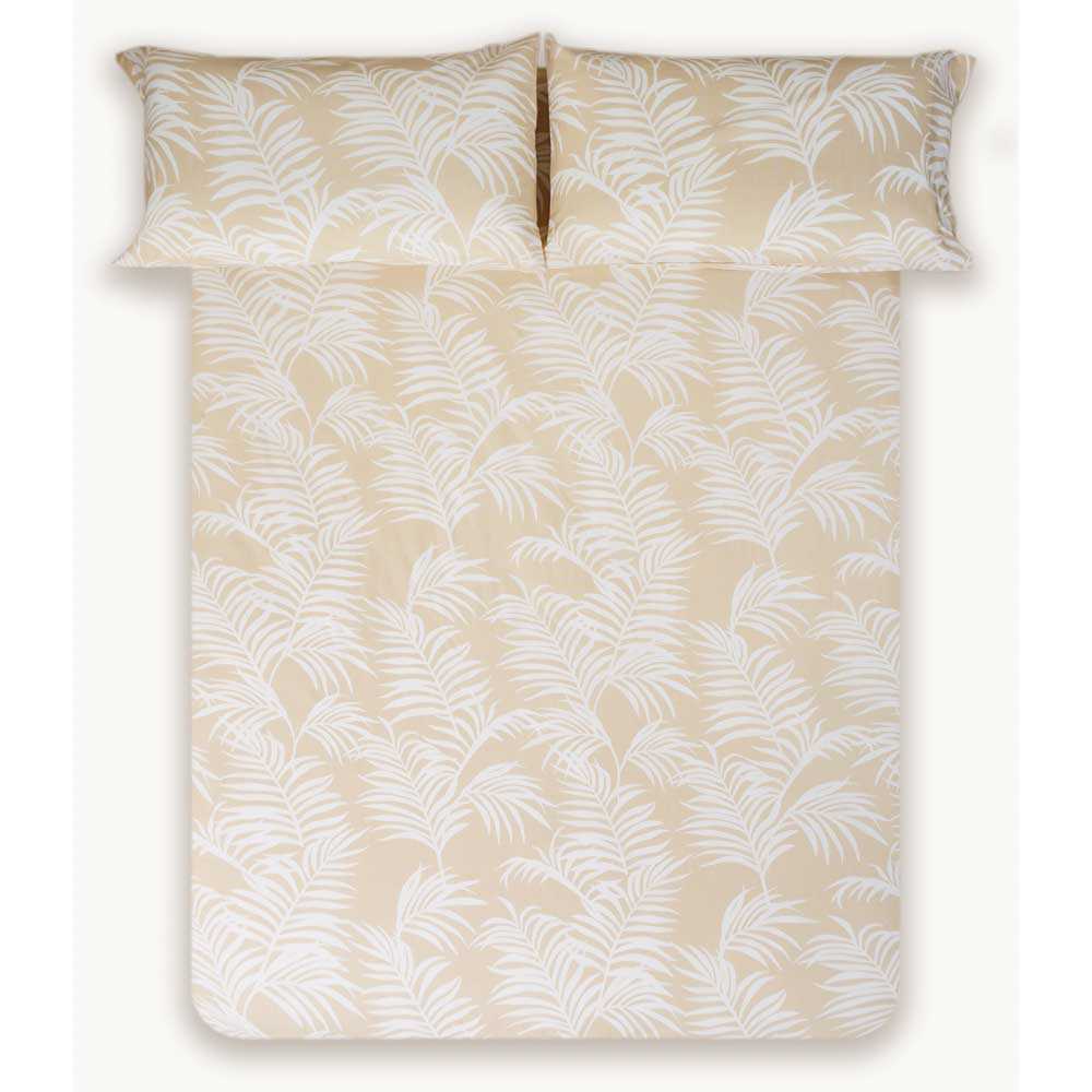 Funda nórdica 100% algodón orgánico beige 260x240 cm cama 180 - Maisons du Monde