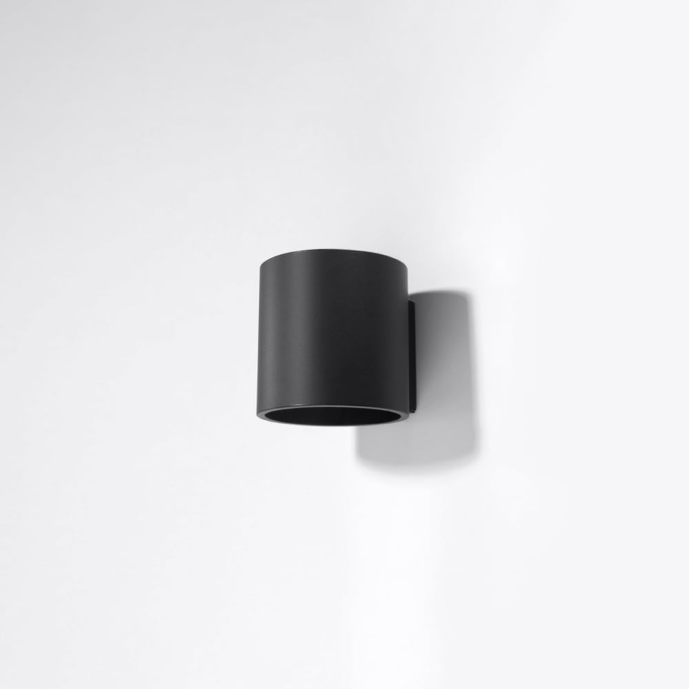 Applique cylindrique en aluminium, noir L: 10cm - Maisons du Monde